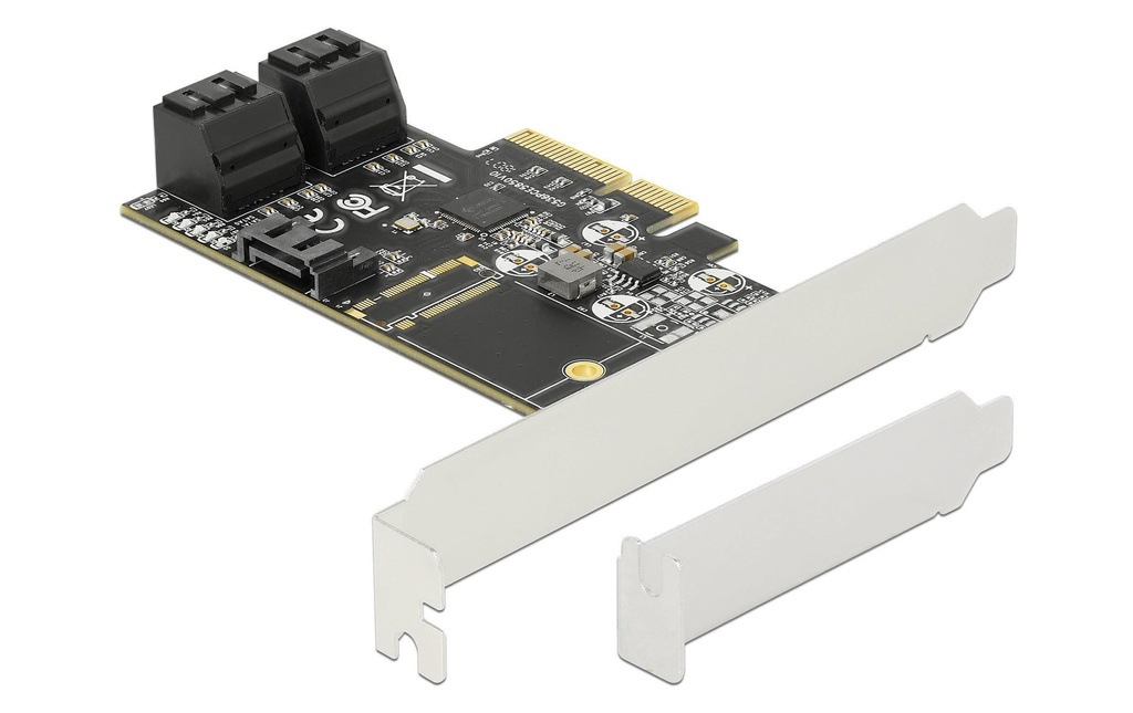 Delock Contrôleur SATA 5 Port SATA Kontroller PCI-Express-x4