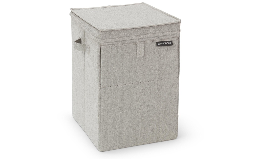 Brabantia Corbeille à lessive empilable, 35 litres, gris