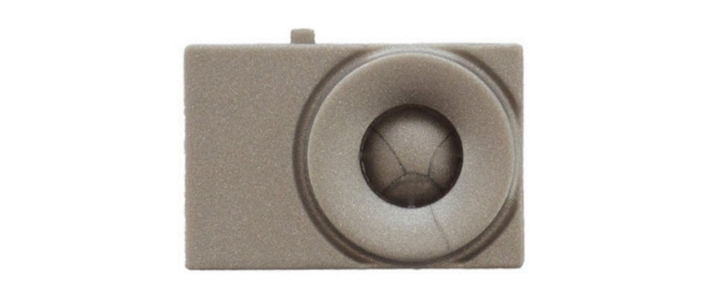 2N Pièce de rechange couvercle de haut-parleur en plastique 5 pièces