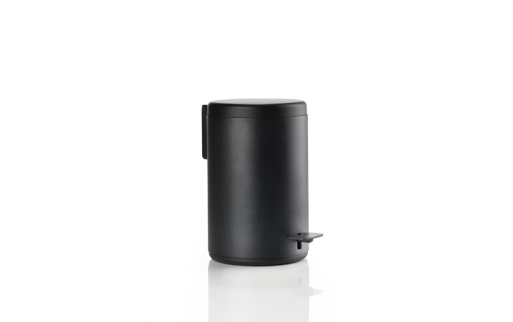 Zone Denmark Poubelle à pédale Rim 3 l, Noir