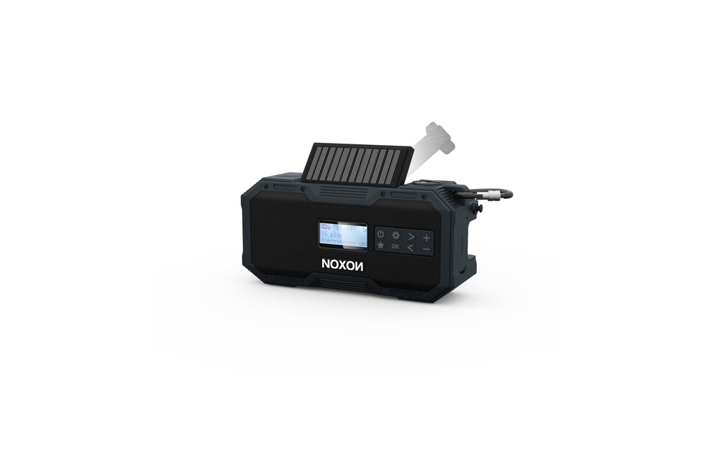 Noxon Radio DAB+ Dynamo Solar 411 Anthracite