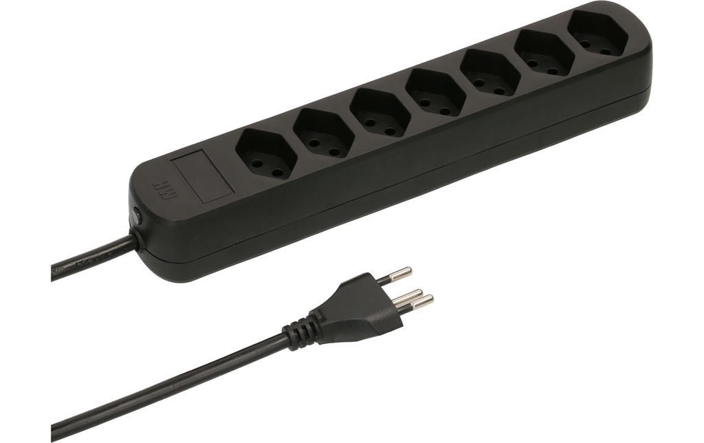 Max Hauri Bloc multiprises Basic-Line 7xT13, 1.5 mètres