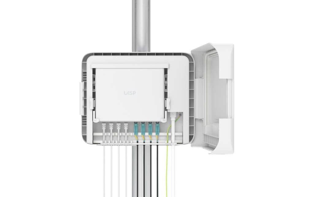 Ubiquiti Boîtiers extérieur étanche UISP-Box-Plus + UACC-Fiber-SR-Kit