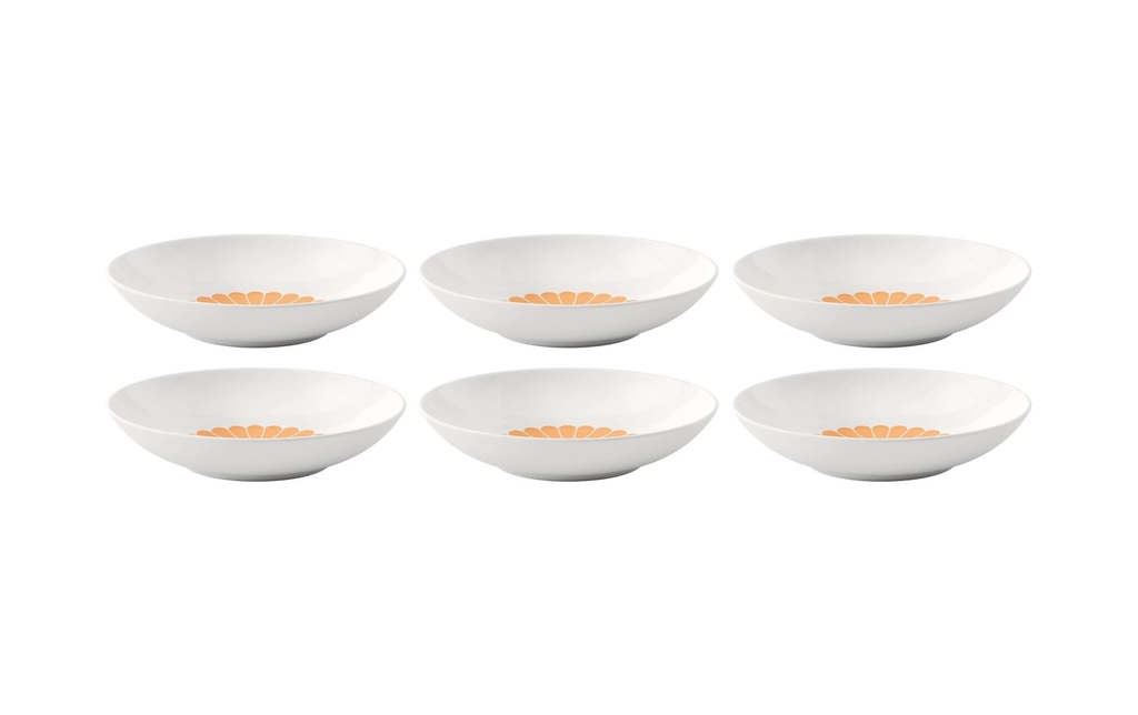 Villeroy & Boch Bol à pâtes Fleur 6 Pièce/s, Jaune