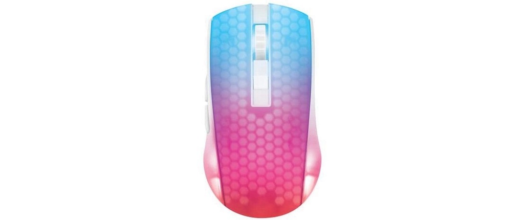 DELTACO Souris de gaming GAM-145-W Blanc/Trasparent