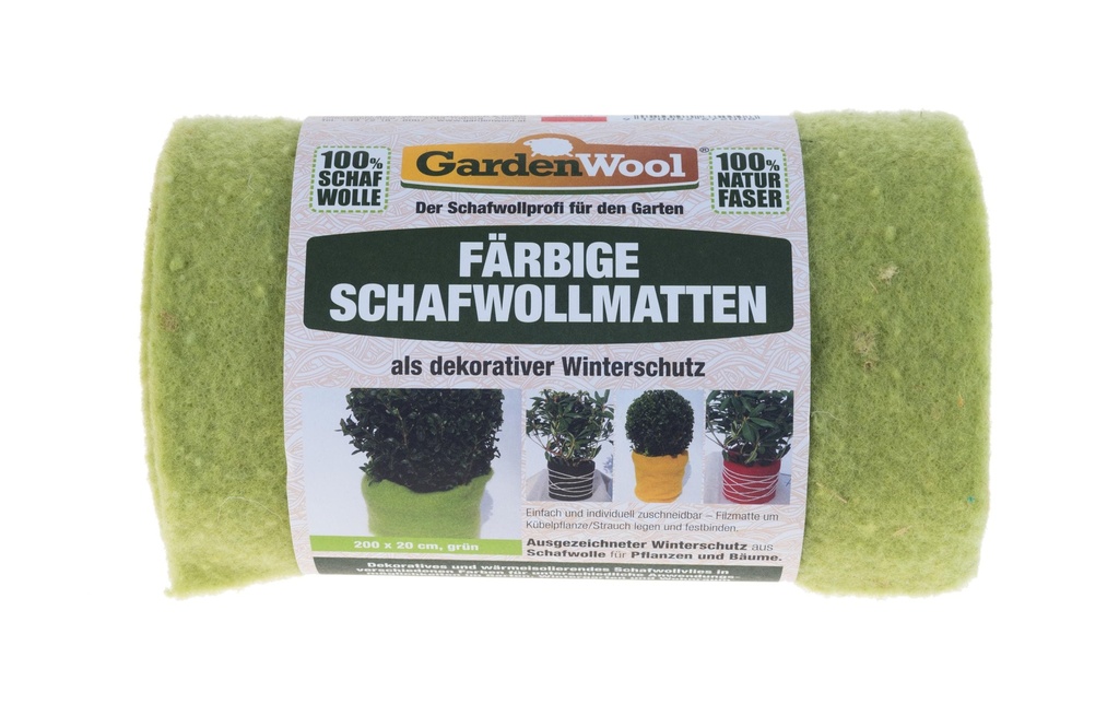 GardenWool Tapis de protection hivernale 200 x 20 cm verdoyant