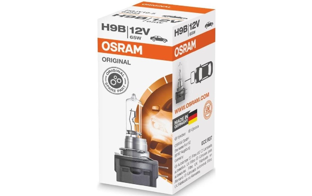 OSRAM Lampe H9B 12V 65W PGJY19-5 Voiture de tourisme