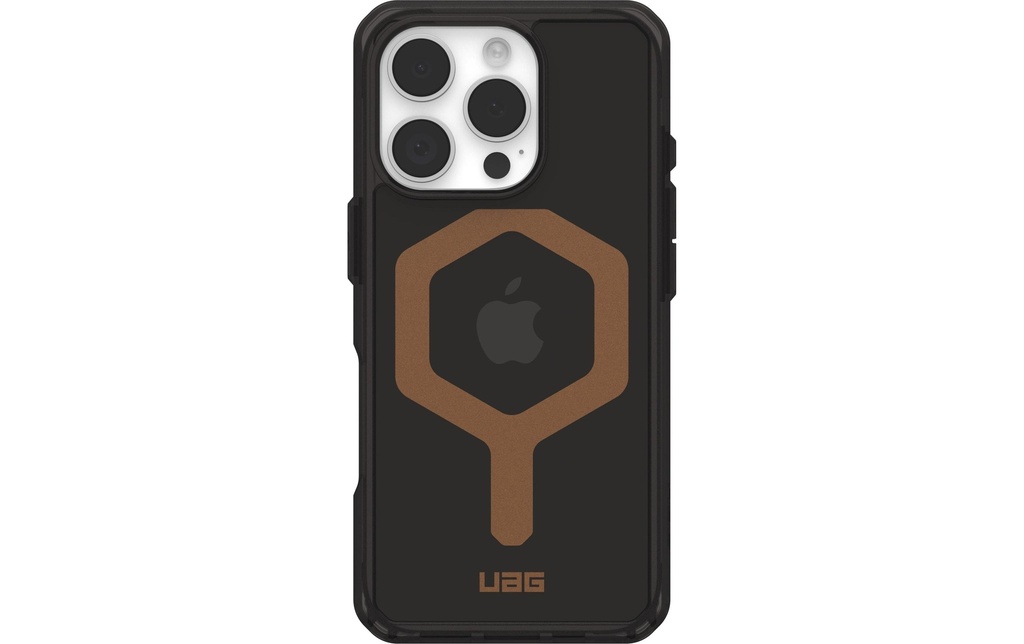 UAG Coque arrière Plyo MagSafe Apple iPhone 16 Pro Black/Bronze