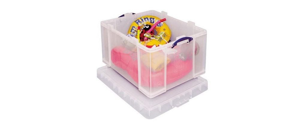 Really Useful Box Boîte de rangement Transparent, 145 l