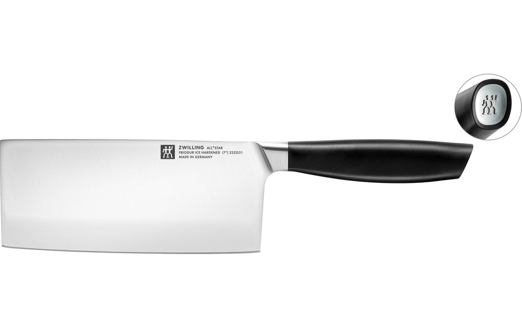 Zwilling Couteau de cuisine All Star 18 cm, chrome-argent