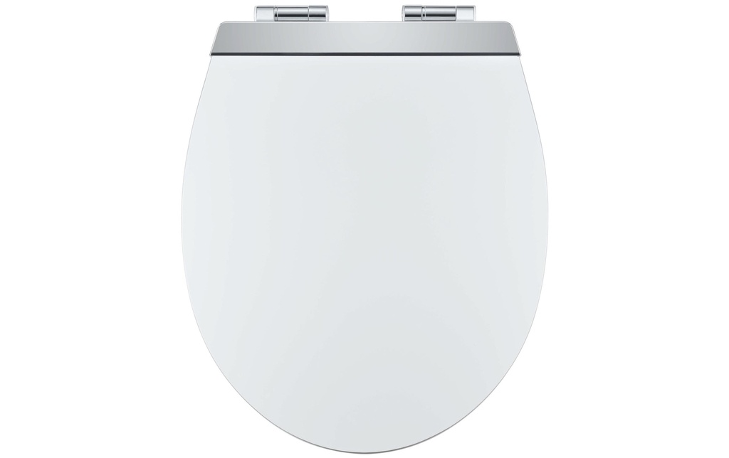 diaqua® Siège de toilette Menton Abaissement automatique, blanc