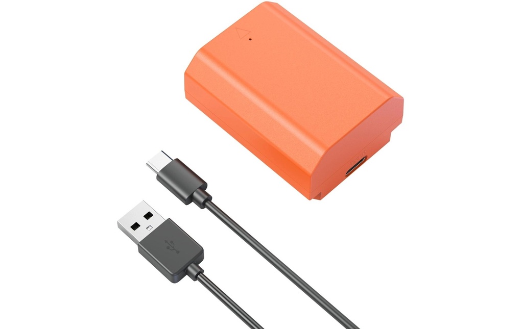 Smallrig Batterie pour Appareils photo numérique NP-FZ100 USB-C Orange