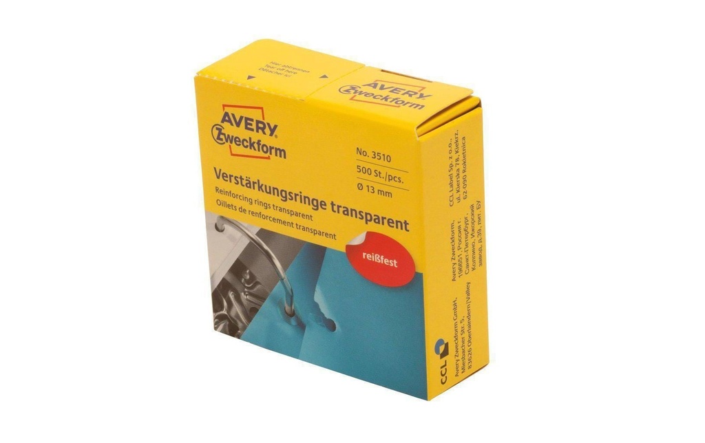 Avery Zweckform Œillets de renforcement 3510 Ø 13 mm
