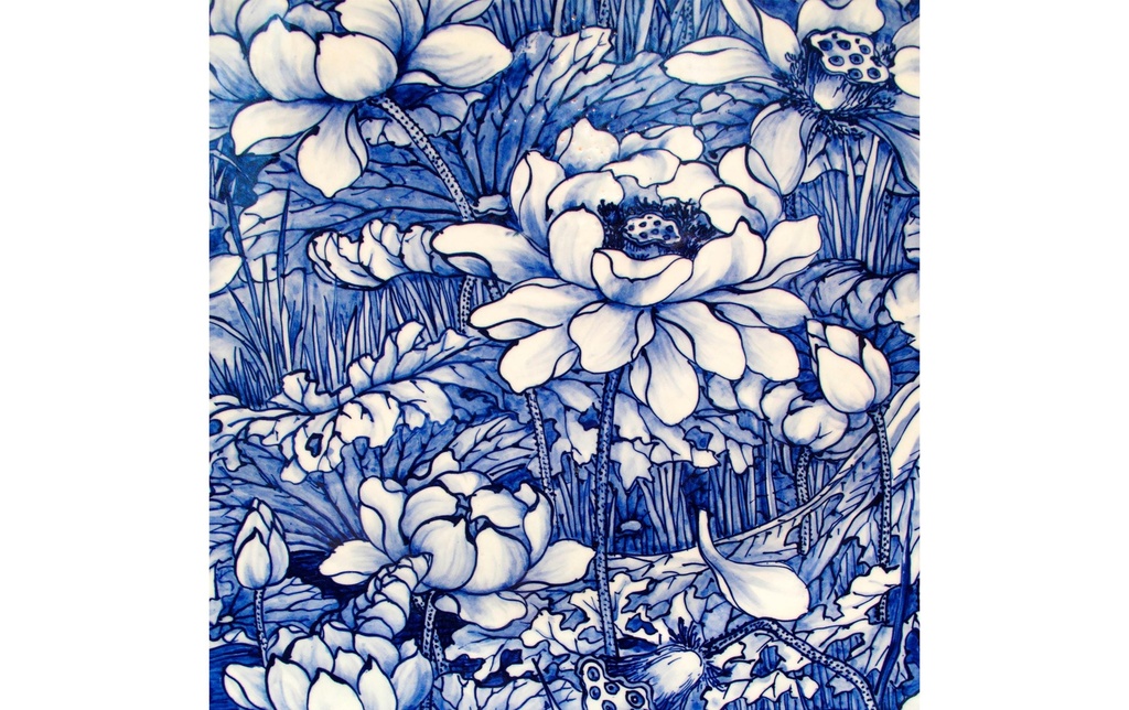Paper + Design Serviettes en papier Porcelain 33 cm x 33 cm, 20 Pièce/s