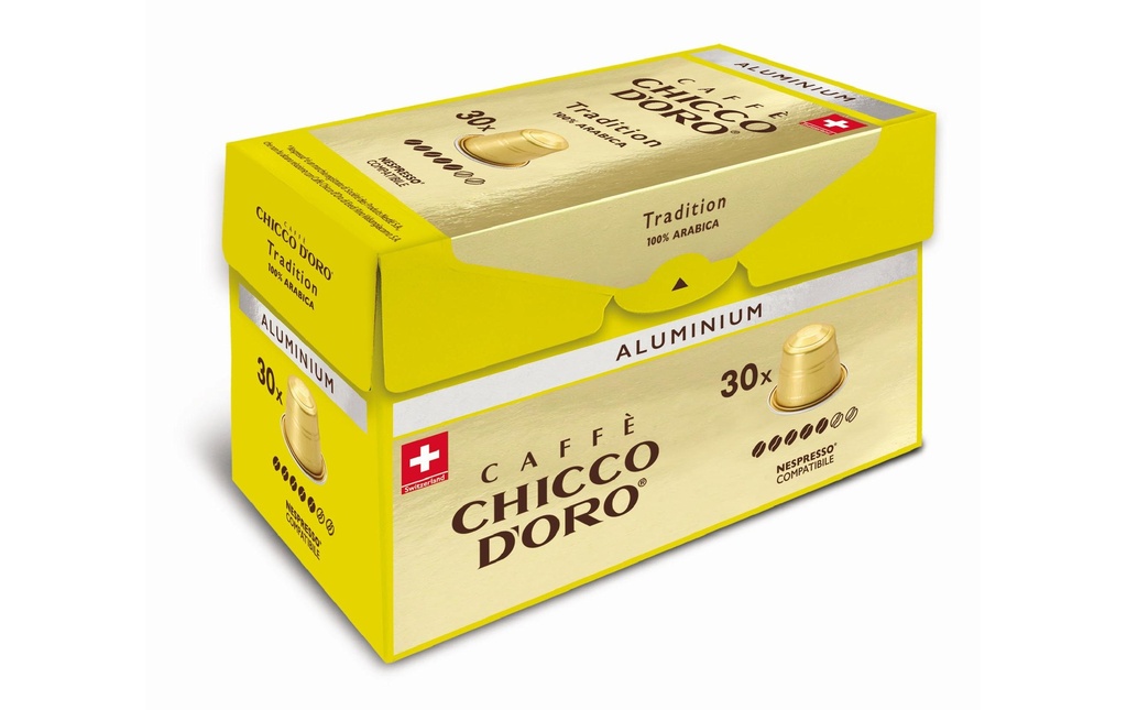 Chicco d'Oro Capsules de café Tradition 100% Arabica 30 pièces
