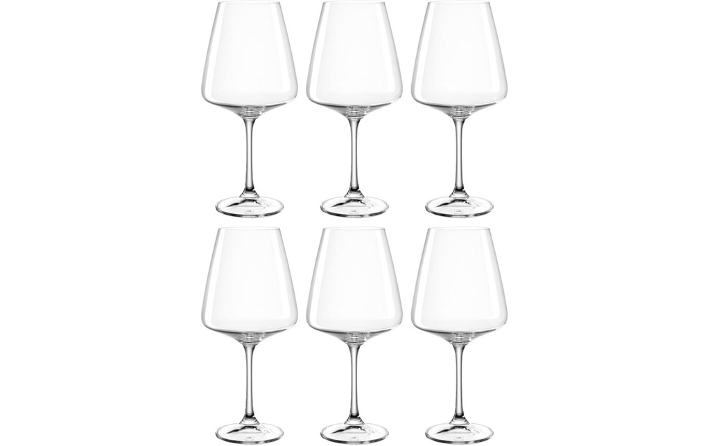 LEONARDO Verre à vin rouge Paladino 660 ml, 6 Pièce/s, Transparent