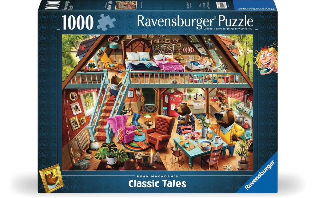 Ravensburger Puzzle Le conte de Boucle d'or 1000 pièces