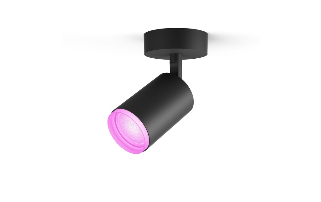 Philips Hue White & Color Ambiance Fugato 1 spot Noir