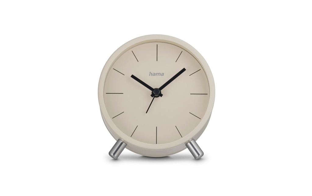 Hama Réveil radio-piloté Flores Gris/beige