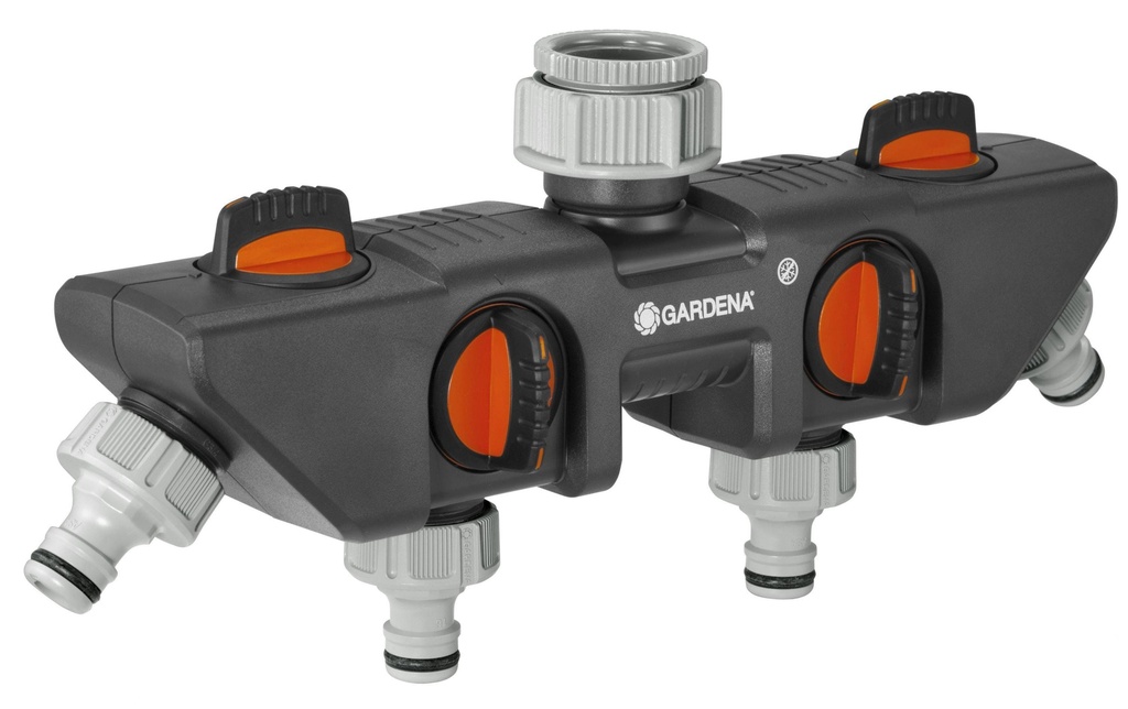 GARDENA Distributeur d’eau 8194-20 Système à 4 voies