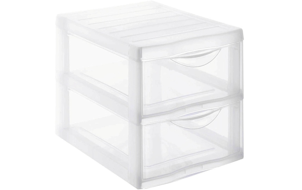 Sundis Boîte à tiroirs A4 Oragamix Transparent