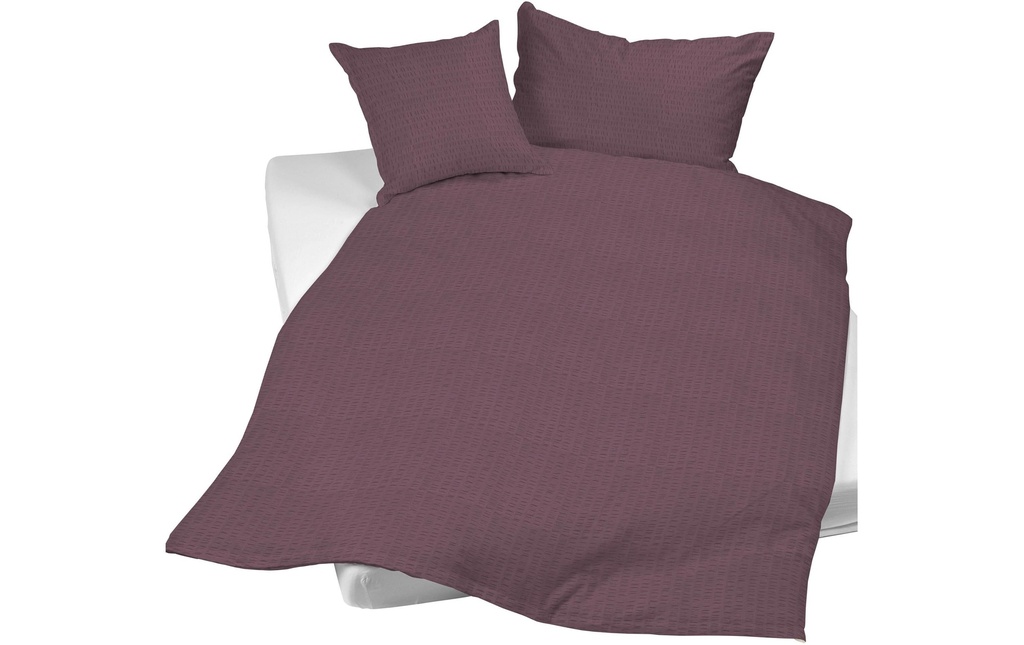 Night Fashion Taie d’oreiller Edi 50 x 70 cm, Plum