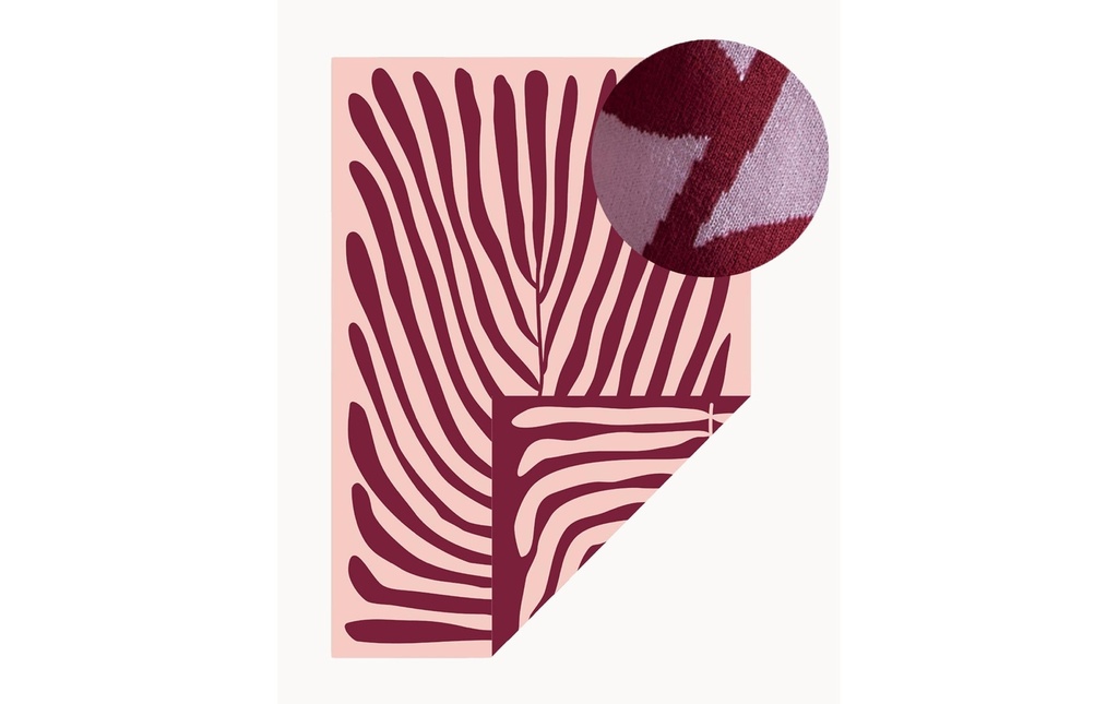 Chic Mic Couverture Feuille d'automne 140 x 200 cm