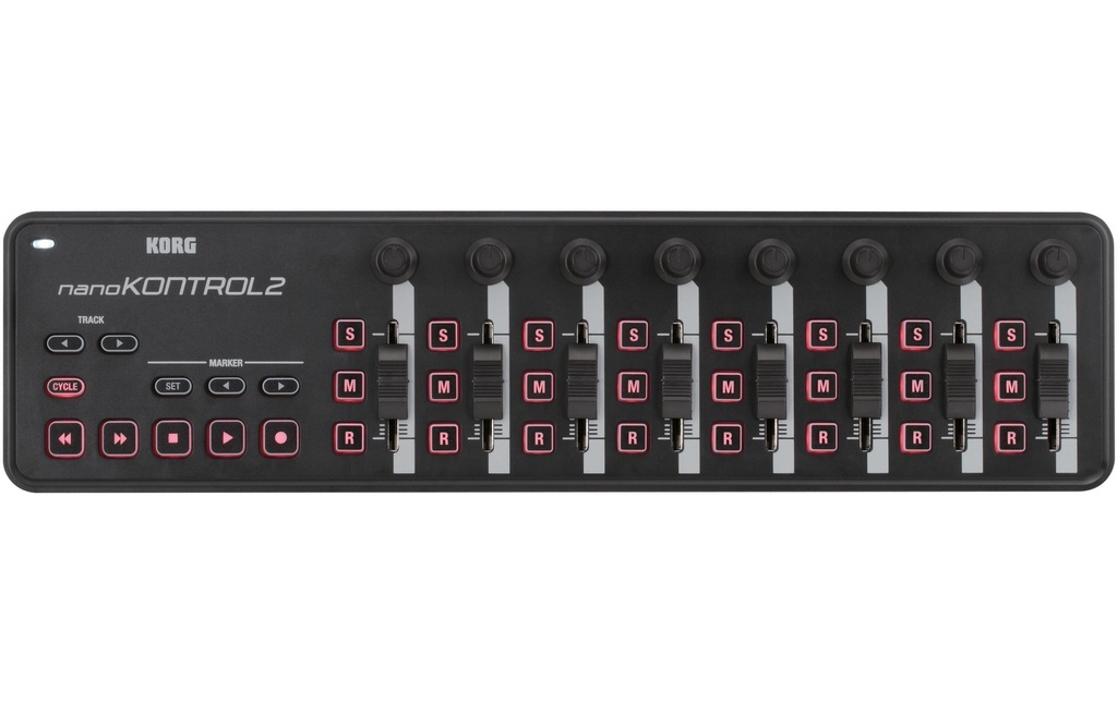 Korg Contrôleur de fader nanoKONTROL 2 - 8 faders, noir