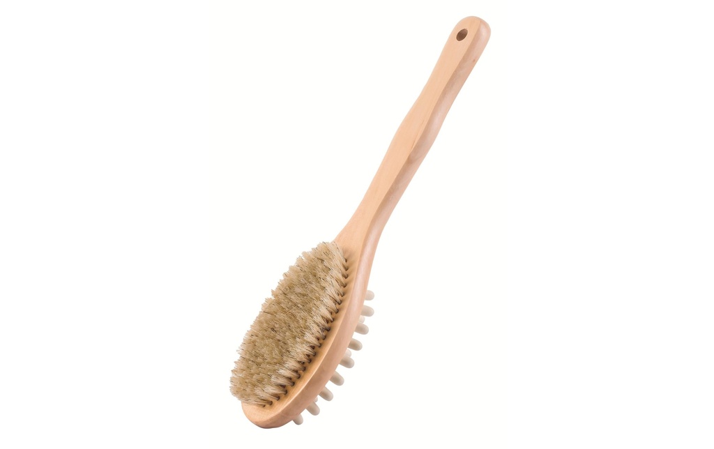 MSV Brosse pour le corps avec long manche 32 cm, brun