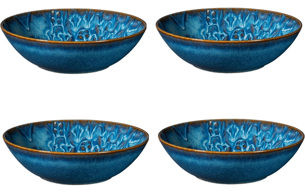 Mäser Bol Tiles 17 cm, 4 pièces, bleu