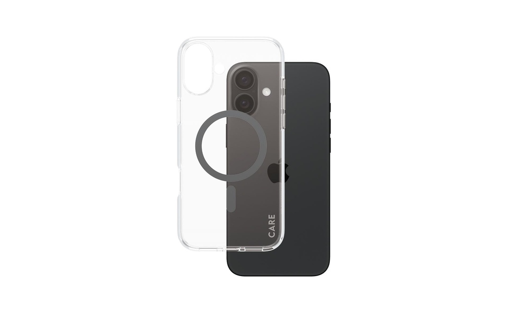 CARE Coque arrière Flagship iPhone 16 Plus Noir