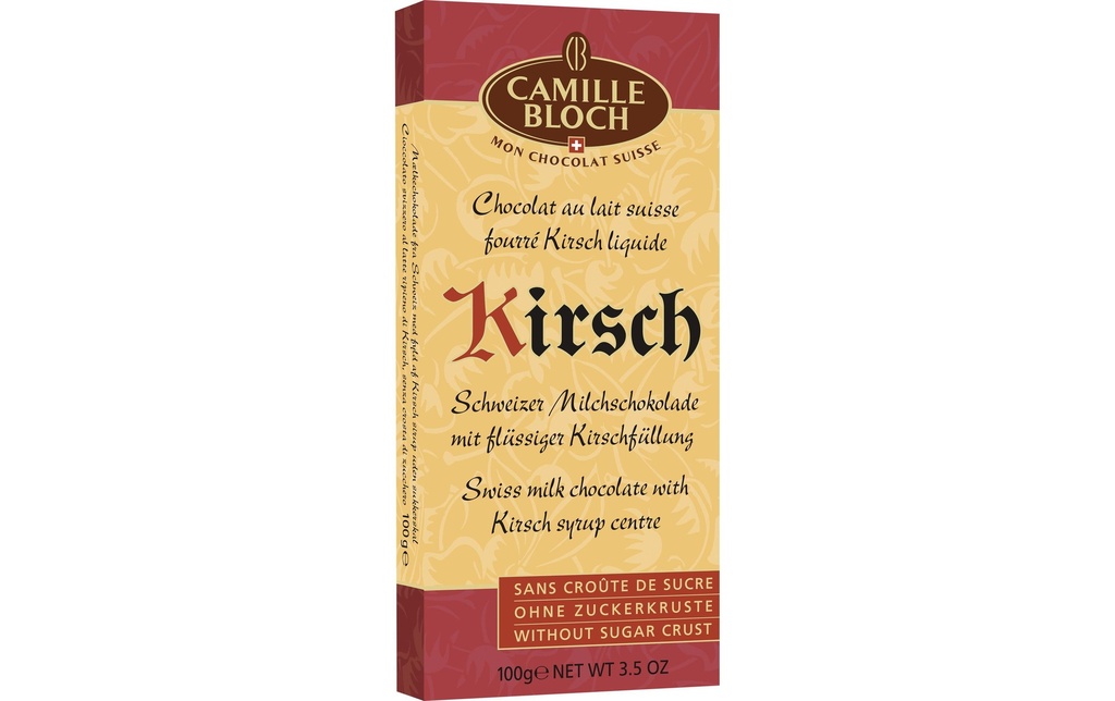 Camille Bloch Tablette de chocolat Kirsch 100 g