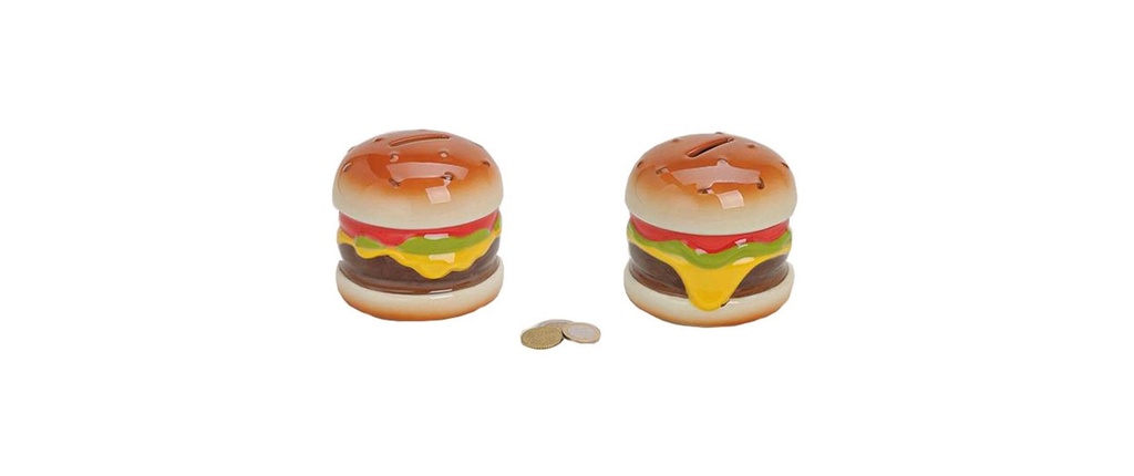 G. Wurm Tirelire Hamburger 10 x 10 cm