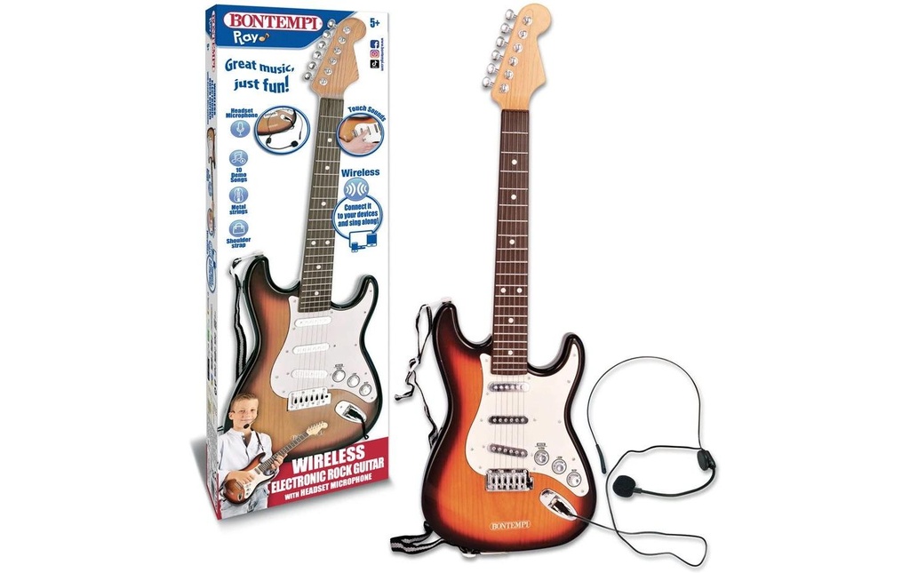 Bontempi Instrument de musique Guitare électronique rock