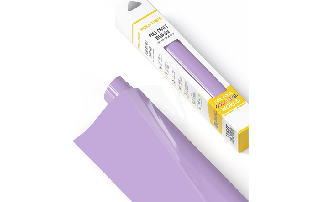 Poli-Tape Film thermocollant Poli-Flex turbo, 30.5 x 122 cm, violet