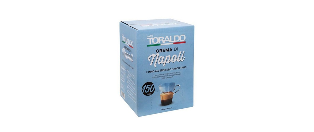 Caffè Toraldo Dosettes de café ESE Pads Crema di Napoli 150 Pièce/s
