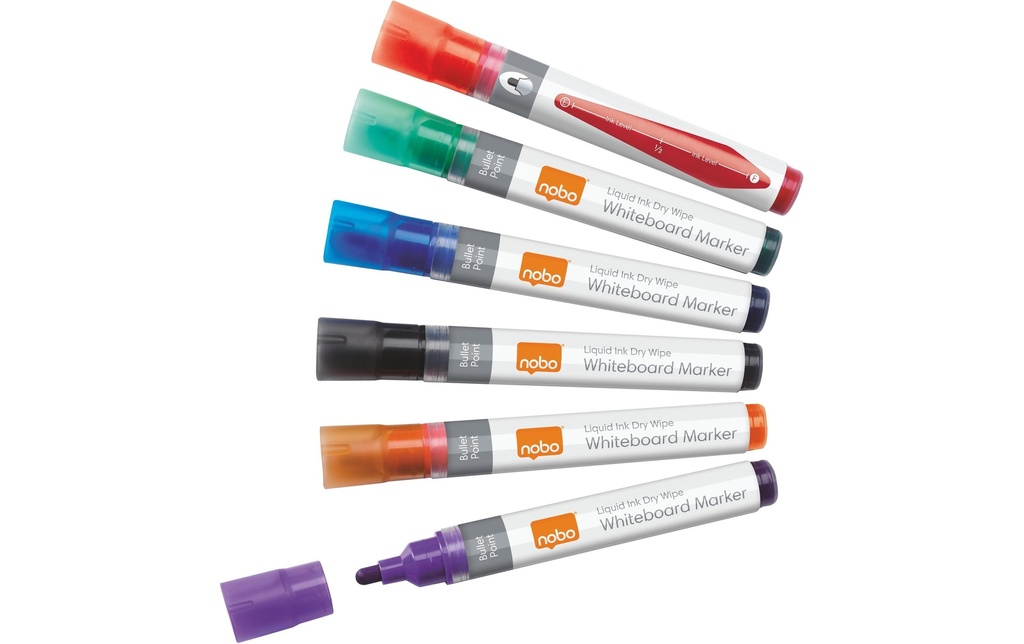 [235849000] NOBO Liquid InkMarker 3en1 (6 pces)