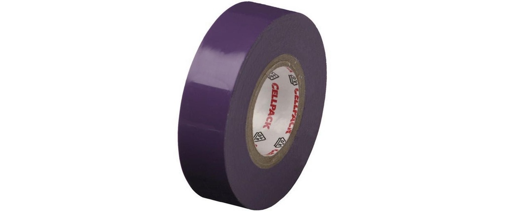 Cellpack AG Bande isolante 10 m x 15 mm, Violet