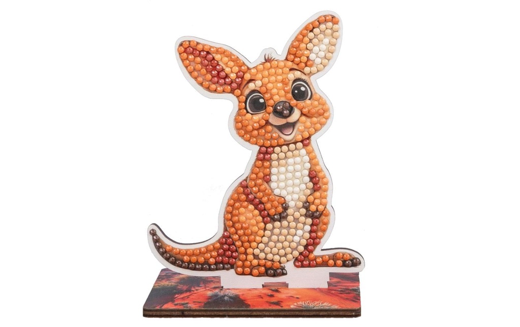 CRAFT Buddy Kits de bricolage Kangaroo Crystal Art Wildlife Buddies