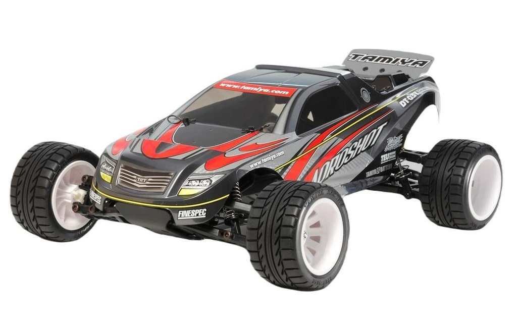 Tamiya Stadium Truck Aqroshot DT-03T, 2WD Kit de construction avec ESC, 1:10
