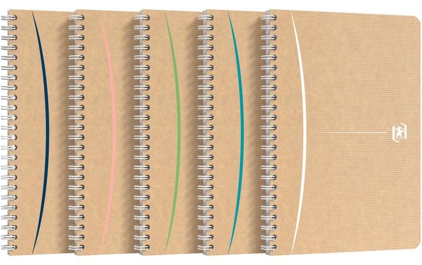Oxford Carnet de notes A5, ligné, assorti