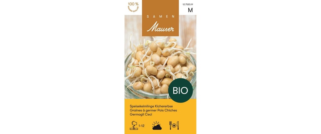 Samen Mauser Pois chiches germés 200 g