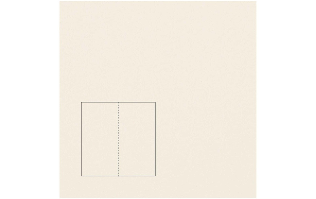 Rico Design Paper Poetry Essentials DL Carte à volet A6, jaune clair