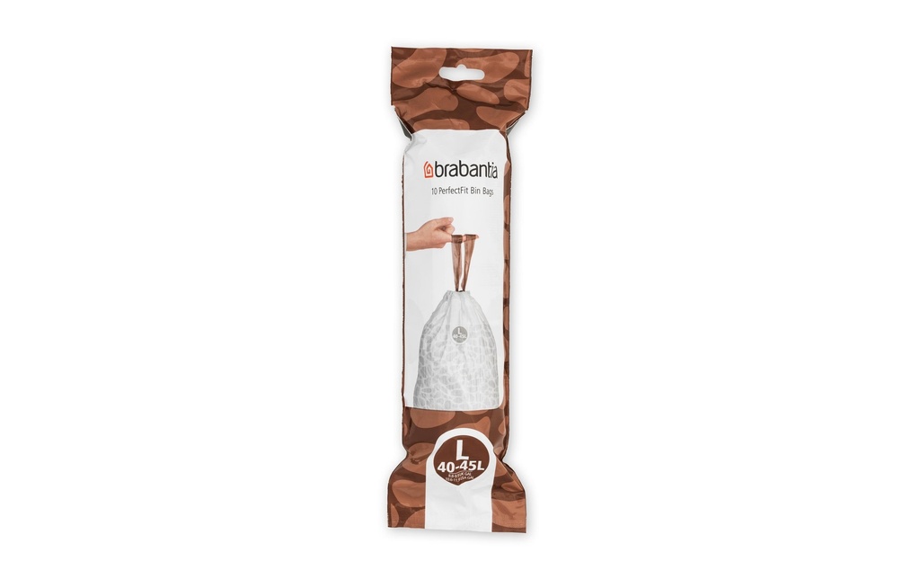 Brabantia Sac à ordures ménagères PerfectFit 45 l, 10 Pièce/s
