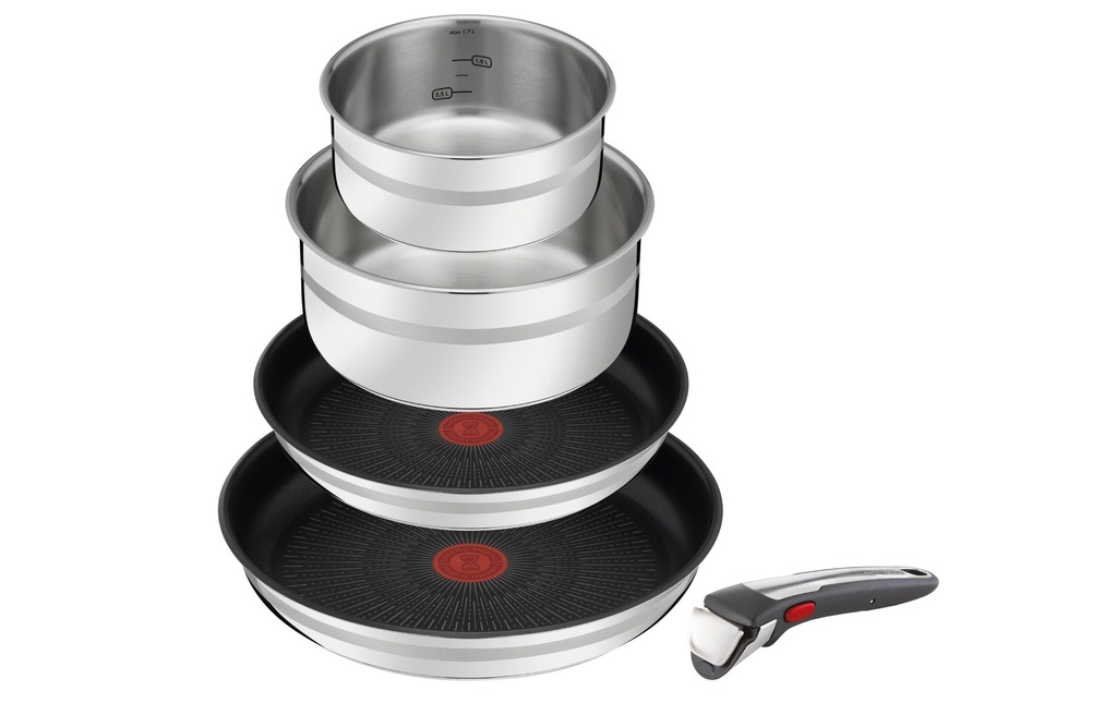 Tefal Set de casseroles Jamie Oliver Ingenio 5 pièces