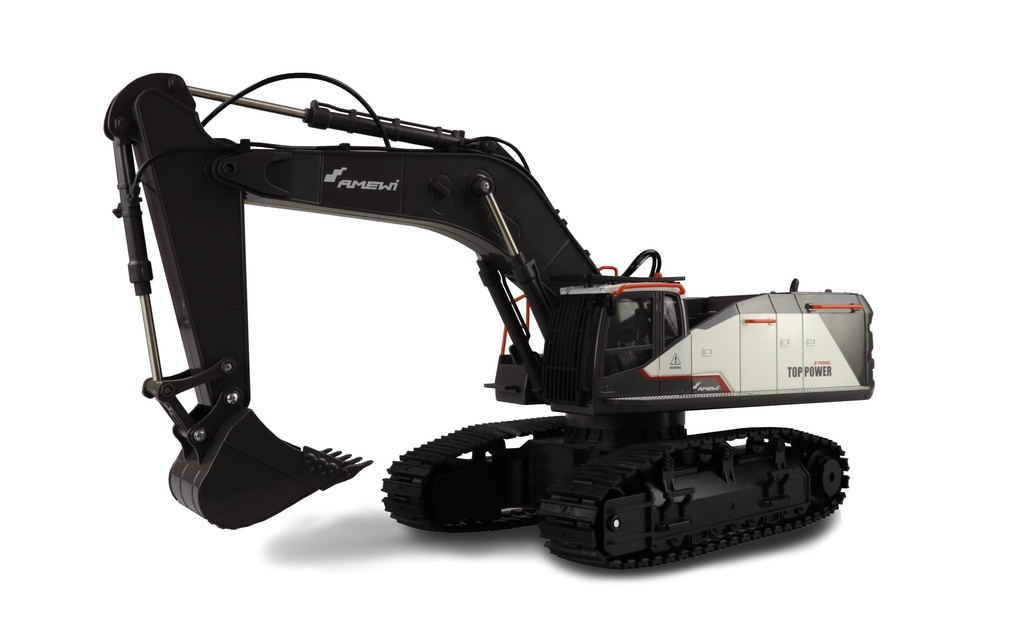 Amewi Pelle sur chenilles ACV730 V2 Blanc, RTR, 1:14