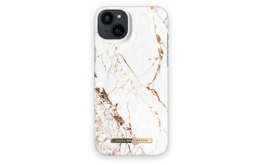 Ideal of Sweden Coque arrière Carrara Gold iPhone 14 Plus