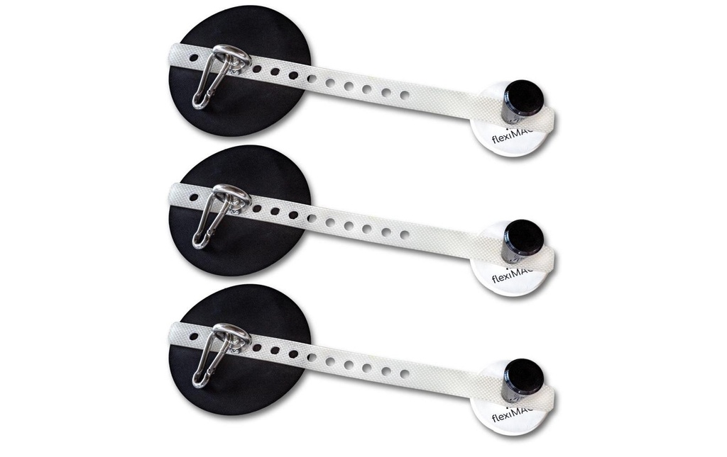 VanSpace Fixation magnétique pour voile d'ombrage, set de 3,