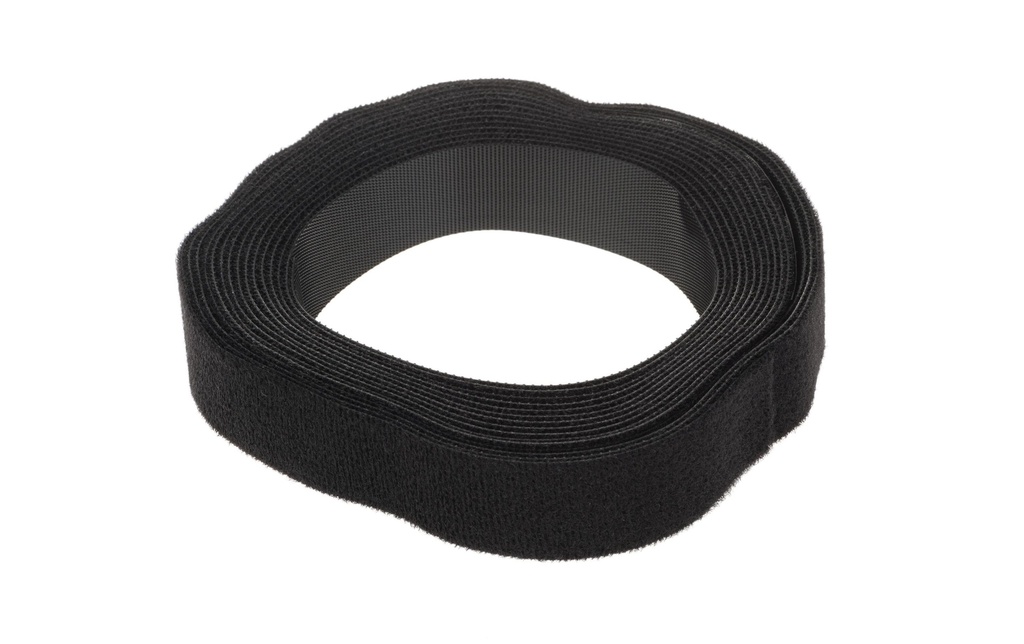 FASTECH Rouleau de bande auto-agrippante Fast Strap 25 mm x 5 m, Noir