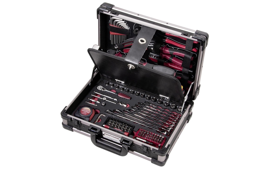 Kraftwerk Coffret à outils Profi-Alu KW PB 123 pièces